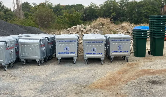 Yenimuhacir'e 29 yeni çöp konteyneri