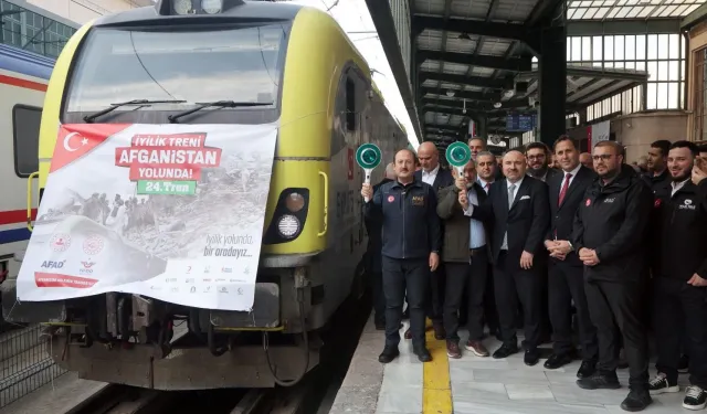 24. İyilik Treni Afganistan yolunda