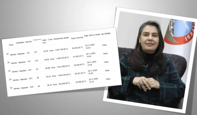 Ağrı Belediyesi'nden tartışmalı arsa satışı! 5 taşınmaz 7 milyon TL'ye ihaleye çıkarılıyor