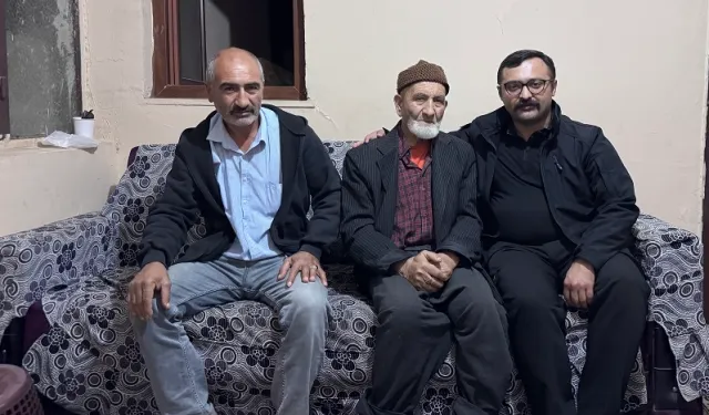 Aksu TV'deki duygu yüklü görüntülerin kahramanı Kerim Ali Amca'ya Şahbaz Derneği'nden ziyaret