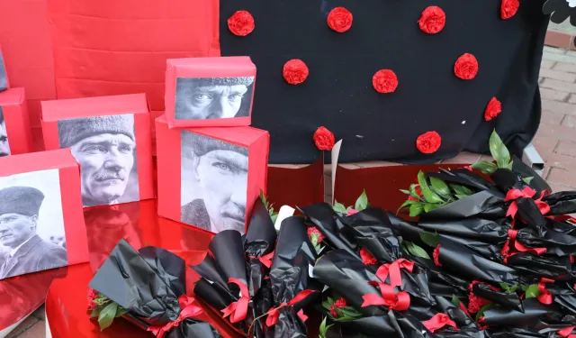 Ankara Keçiören'de çocuklar Atatürk'ü özlemle andı