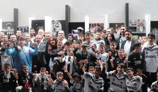 Ankaralı minik yürekler Tüpraş Stadyumu'nda Beşiktaş coşkusu yaşadı