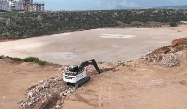 Antalya'da 'Kepez Karting Park' pist hazırlığı başladı