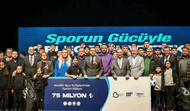 Balıkesir'de gençlere ve spora büyük destek