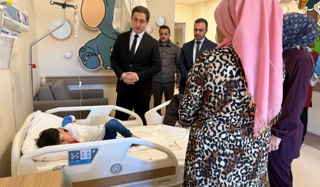 Batman Sason'da Kaymakam Başar'dan hastane ziyareti