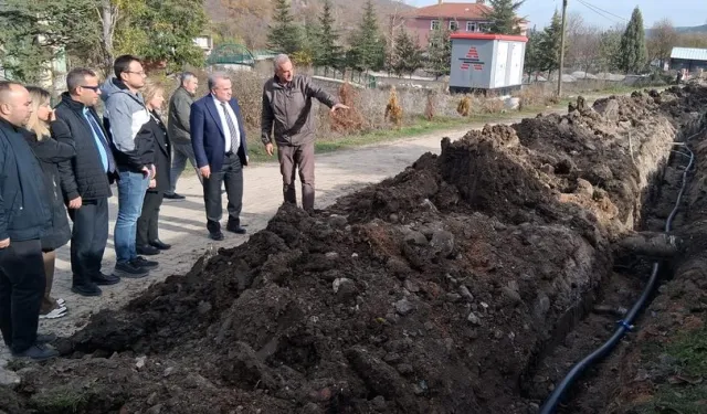 Bozüyük'te içme suyu müjdesi... Muratdere'ye 4 bin 500 metrelik yeni hat