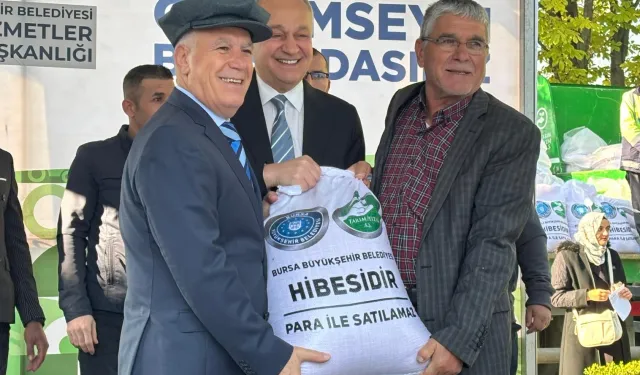 Bursa Mustafakemalpaşa'da çiftçilere büyük destek