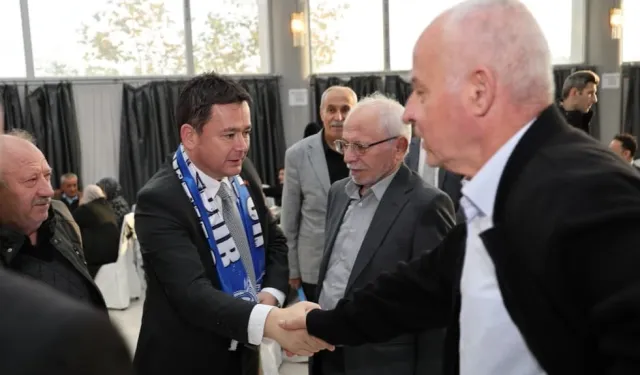 Bursa Ovaakça'da Başkan Aydın'a hizmet teşekkürü