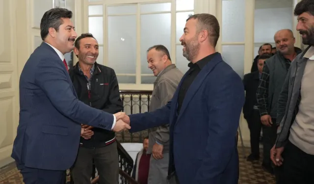 Bursa Yenişehir'de Mahmudiye sakinlerinden Başkan Özel'e ziyaret