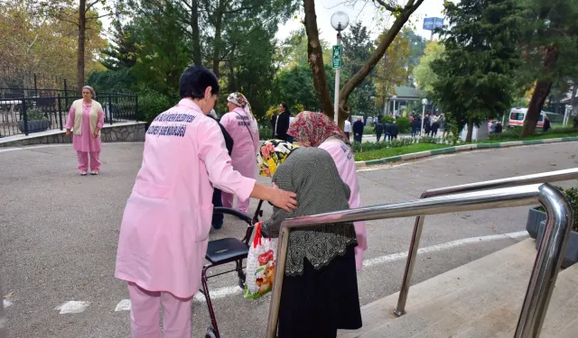 Bursa'da huzurevinde deprem ve yangın tatbikatı