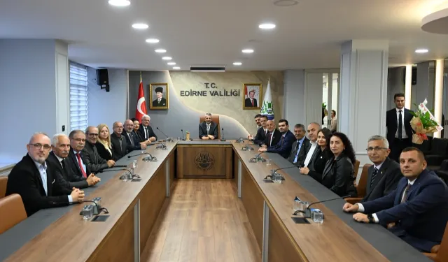 CHP il yönetiminden Edirne Valisi Sezer'e ziyaret