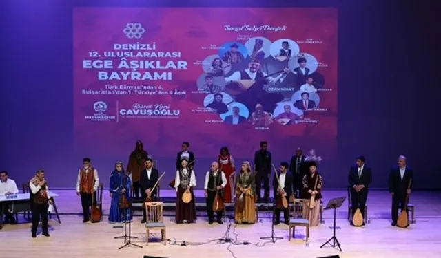 Denizli'de Aşıklar Bayramı kültür şölenine dönüştü