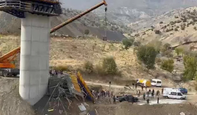 Diyarbakır Kulp'ta köprü inşaatında iş kazası: 4 işçi ölü, 1 ağır yaralı