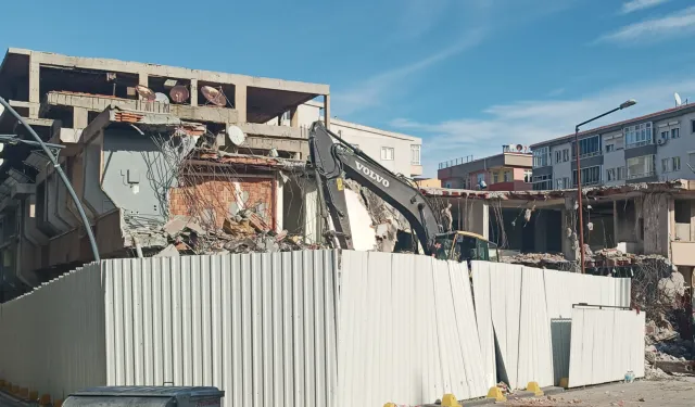 Edirne'de Ali Paşa Çarşısı'nda yıkım çalışmaları başladı