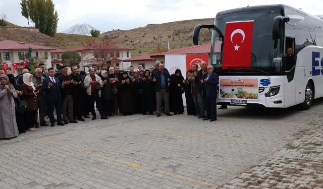 Erzurum'dan 36 şehit yakını aile Çanakkale'ye uğurlandı