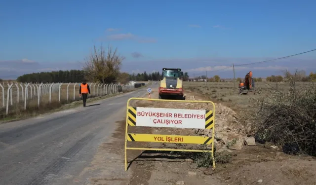 Eskişehir Büyükşehir'den Çifteler'e 30 kilometrelik yol yatırımı