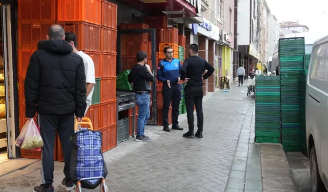 Eskişehir'de kaldırım işgallerine sıkı denetim