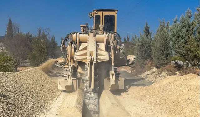 Gaziantep'te mahallelere konforlu altyapı hizmeti