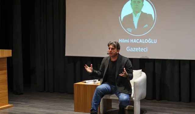 İstanbul Maltepe'de 'Kent Söyleşileri'nin konuğu Hilmi Hacaloğlu oldu