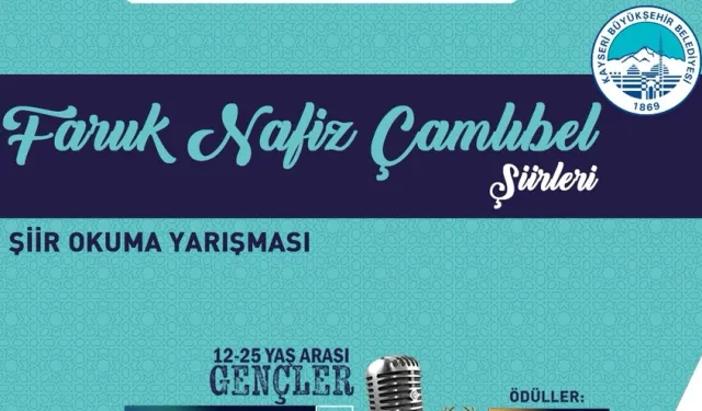 Kayseri Büyükşehir'den büyük şair anısına yarışma