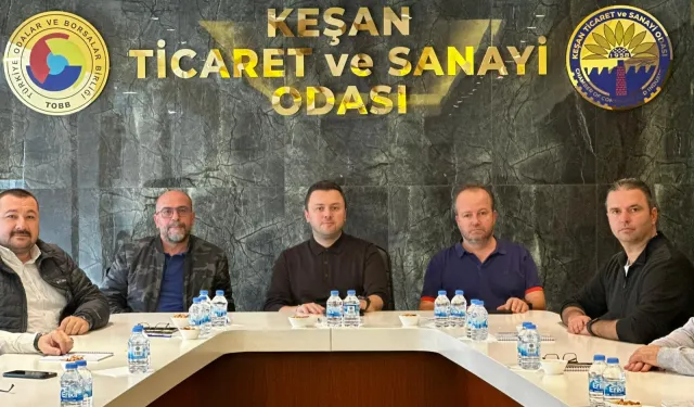 Keşanspor Keşan TSO'yu ziyaret etti