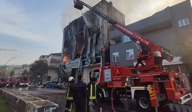Kocaeli Dilovası'ndaki iş yeri yangınıyla ilgili 7 şüpheli tutuklandı