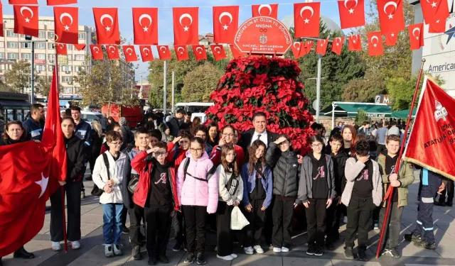 Kocaeli'de 10 Kasım'a özel 1087 Atatürk çiçeği