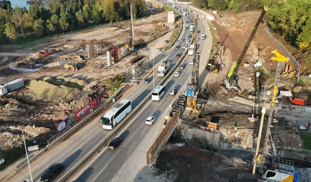 Kocaeli'de o kavşak için 6 noktada birden çalışmalar sürüyor