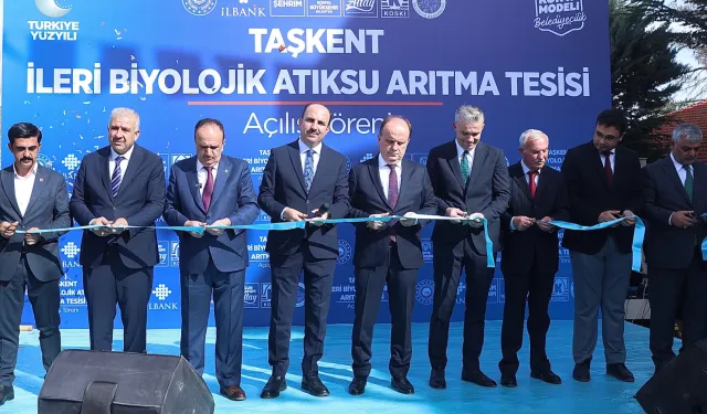 Konya Taşkent'e ileri biyolojik arıtma tesisi kazandırıldı