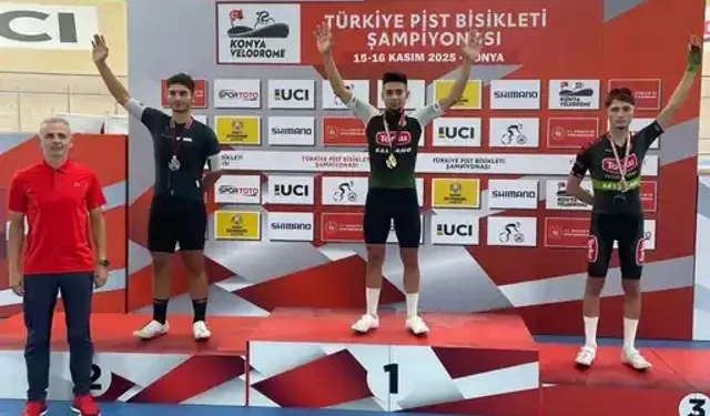 Konya Veledromu'nda Torku rüzgar! Madalyalar peş peşe
