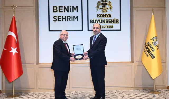 Konya'da Bakan Güler'den Başkan Altay'a ziyaret