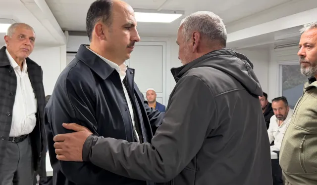 Konya'da Başkan Altay şehit ailesine taziye ziyaretinde bulundu
