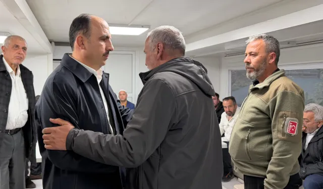 Konya'da Başkan Altay'dan şehit ailesine taziye ziyareti