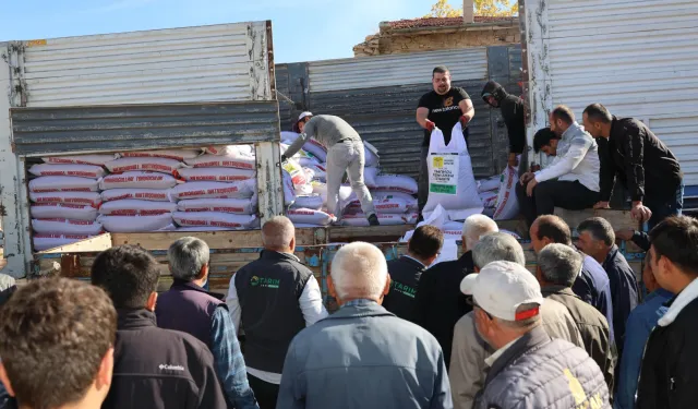 Konya'da çiftçiye mercimek tohumu desteği