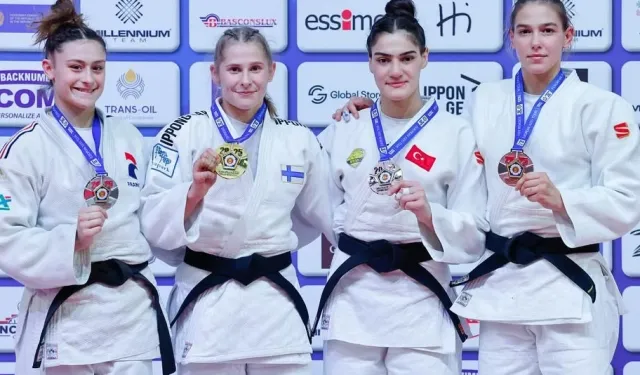 Konyalı judocu Sinem Oruç'a Moldova'dan bronz madalya