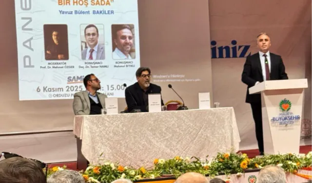 Malatya Kitap Fuarı'nda Yavuz Bülent Bakiler konuşuldu