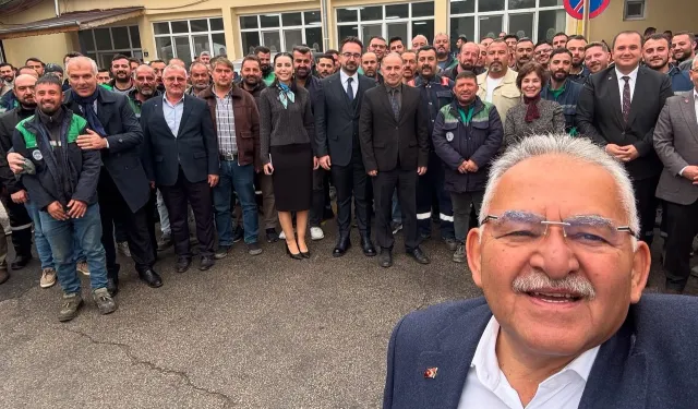 Memduh Büyükkılıç Büyükşehir personeliyle buluştu