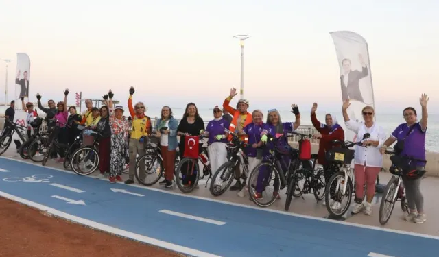 Mersin'de kadınlara pedal gücü