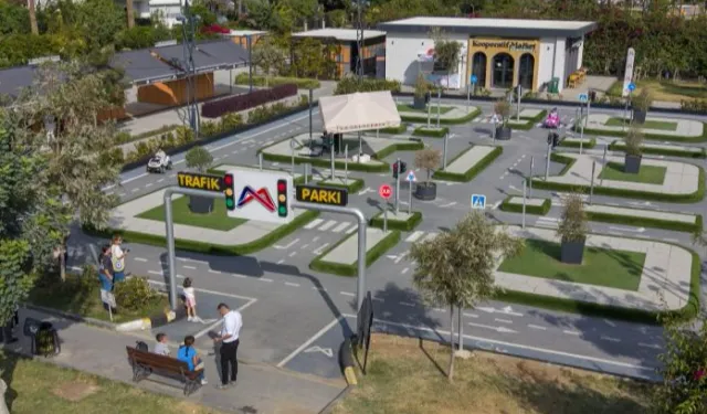 Mersin'de 'Trafik Park' çocuk neşesiyle doldu