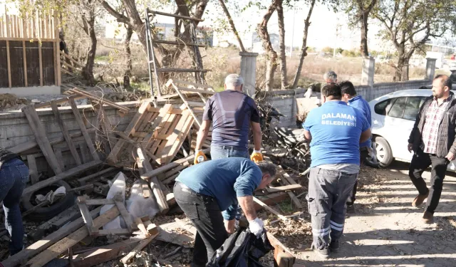 Muğla Dalaman'da 25 bin ton atık toplandı