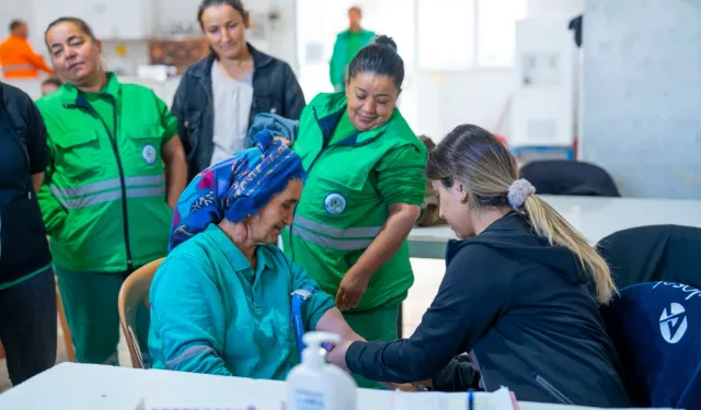 Muğla Milas'ta belediye personeline sağlık taraması