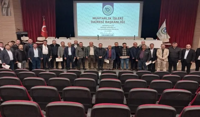 Muhtarlar akademide buluştu