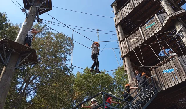 Sakarya MaceraPark'ta adrenalin dolu deneyim