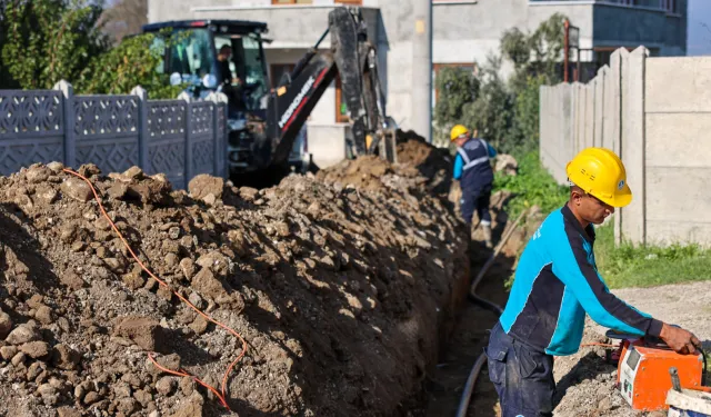 Sakarya'da Sarıgazi'nin altyapısı yeni hat ile artık daha dayanıklı