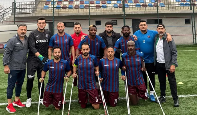Trabzon Ampute Futbol Takımı sezona galibiyetle başladı