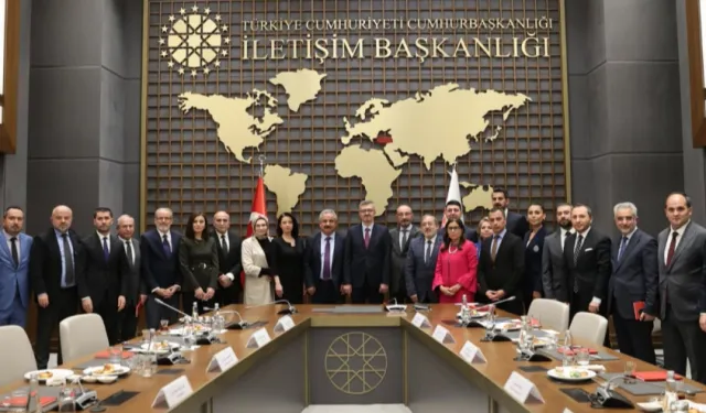 Türkiye Basın Federasyonu'ndan İletişim Başkanlığı'na ziyaret