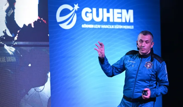 Türkiye'nin 3. astronotu Gökhan Erdem uzay deneyimini GUHEM'de paylaştı... GUHEM bana ilham oldu