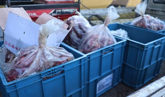 Antalya otogarında 270 kilo uygunsuz taşınan et bulundu