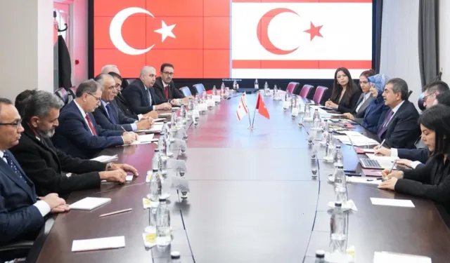 Bakan Tekin, KKTC'li mevkidaşını ağırladı