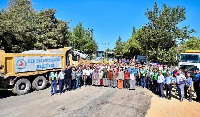 Denizli Büyükşehir'den Babadağ'a hizmet atağı